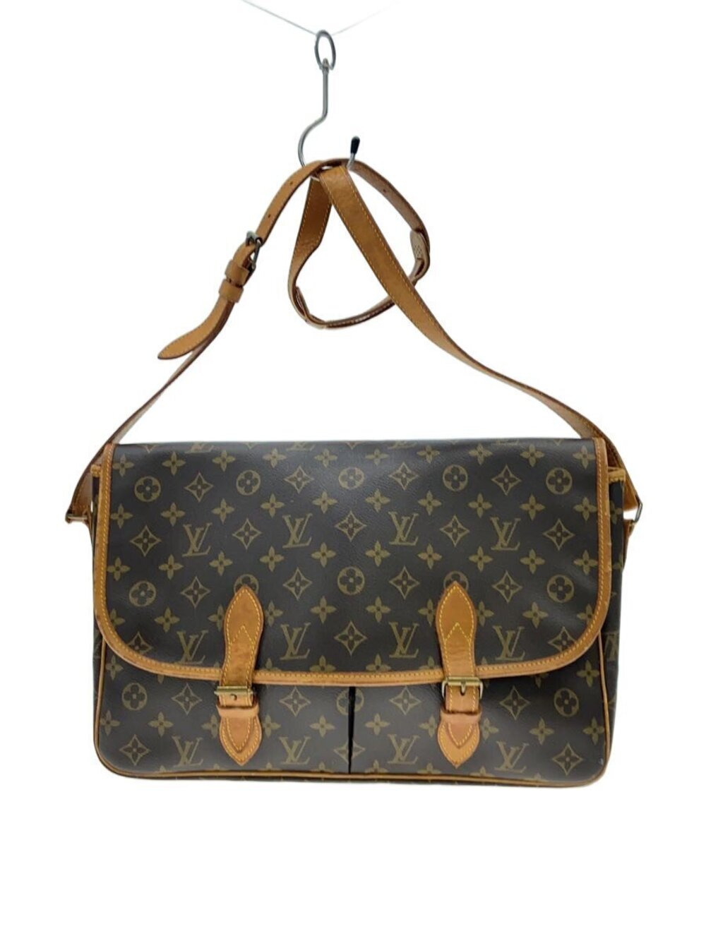 Louis Vuitton Gibeciere Monogram Canvas Brown
